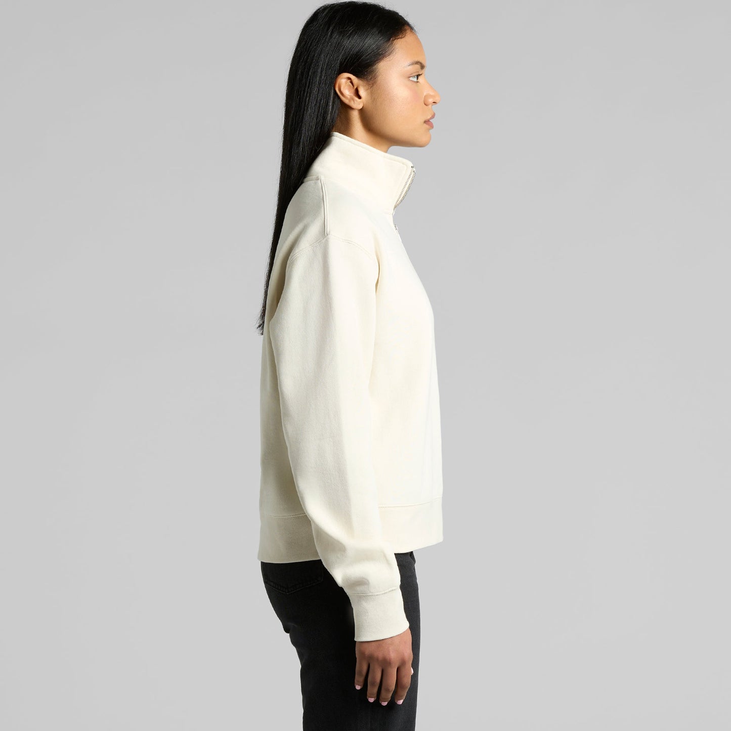 Women's Stencil Half Zip Crew
