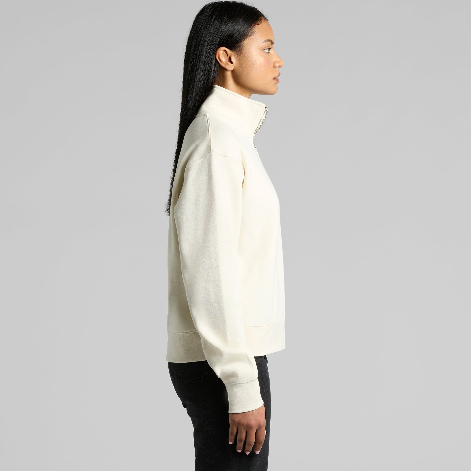 Women's Stencil Half Zip Crew