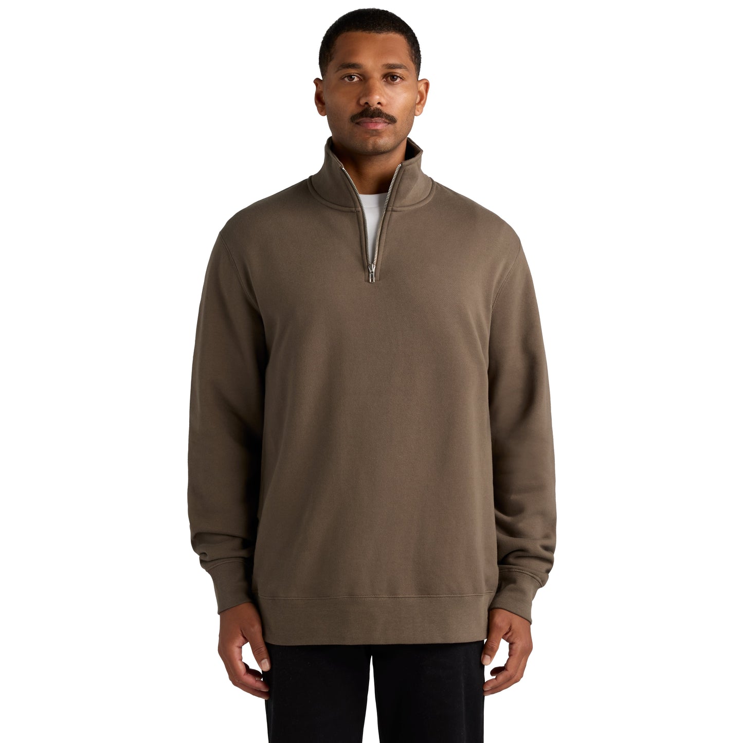 Stencil Half Zip Crew