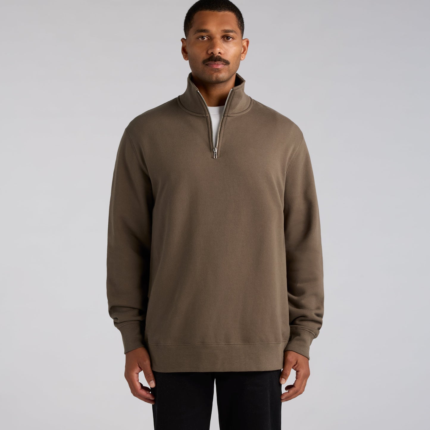 Stencil Half Zip Crew