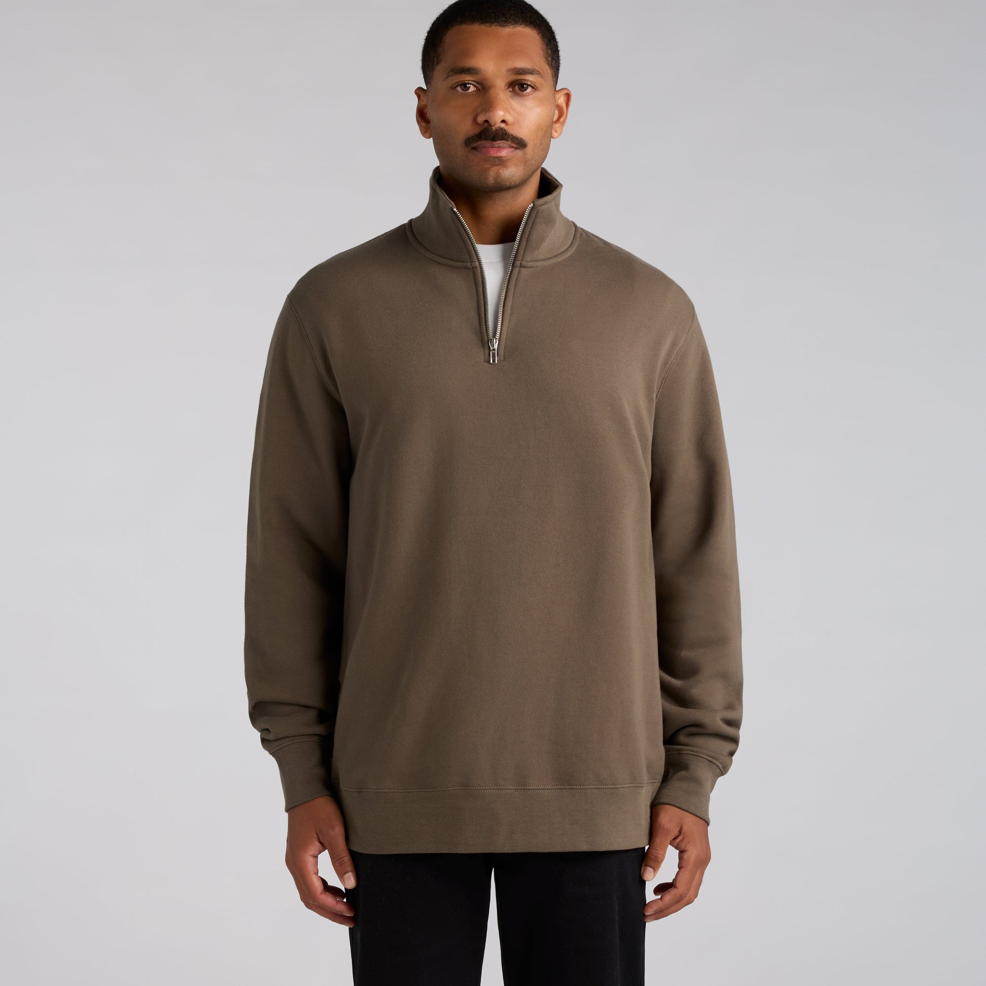 Stencil Half Zip Crew