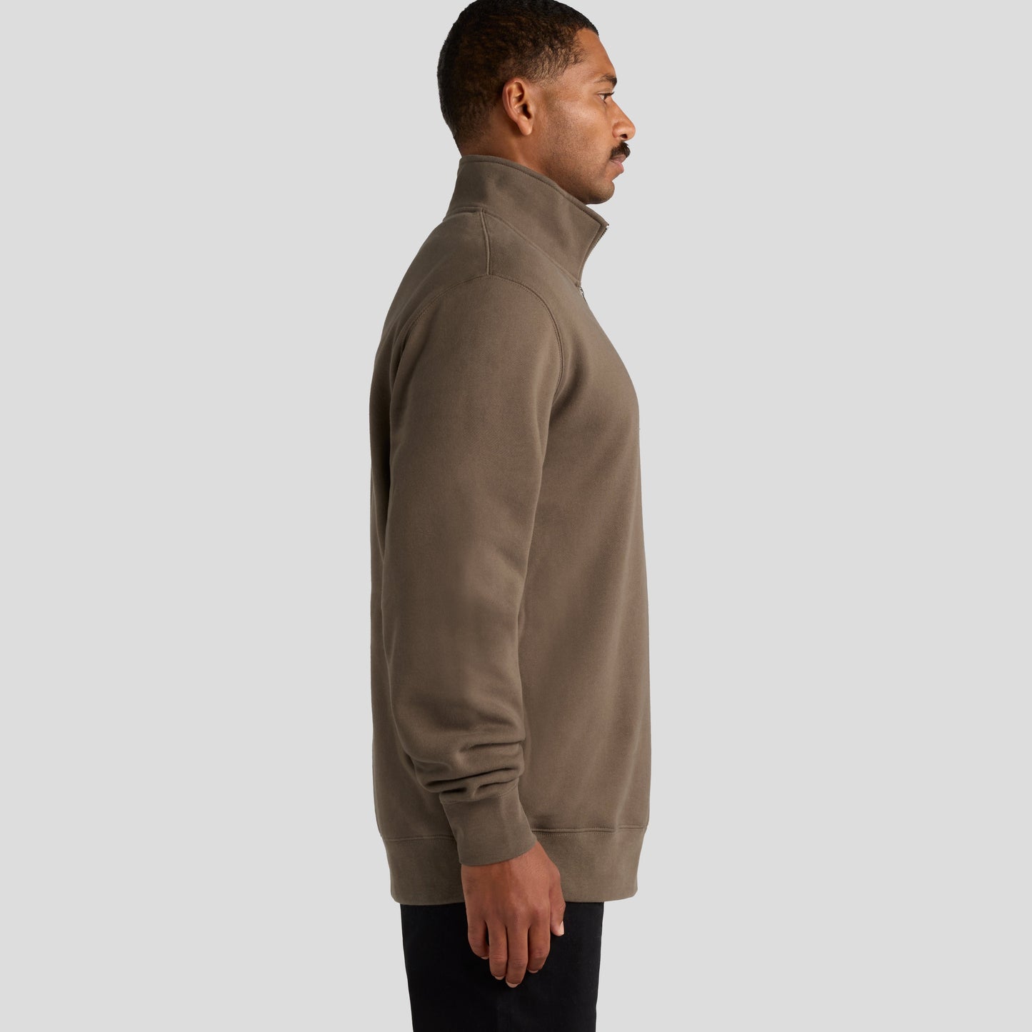 Stencil Half Zip Crew