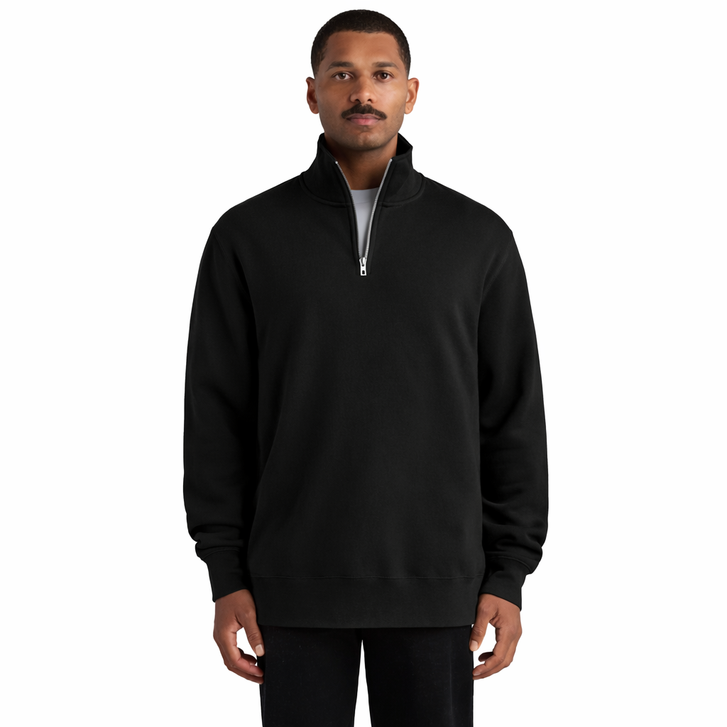 Stencil Half Zip Crew