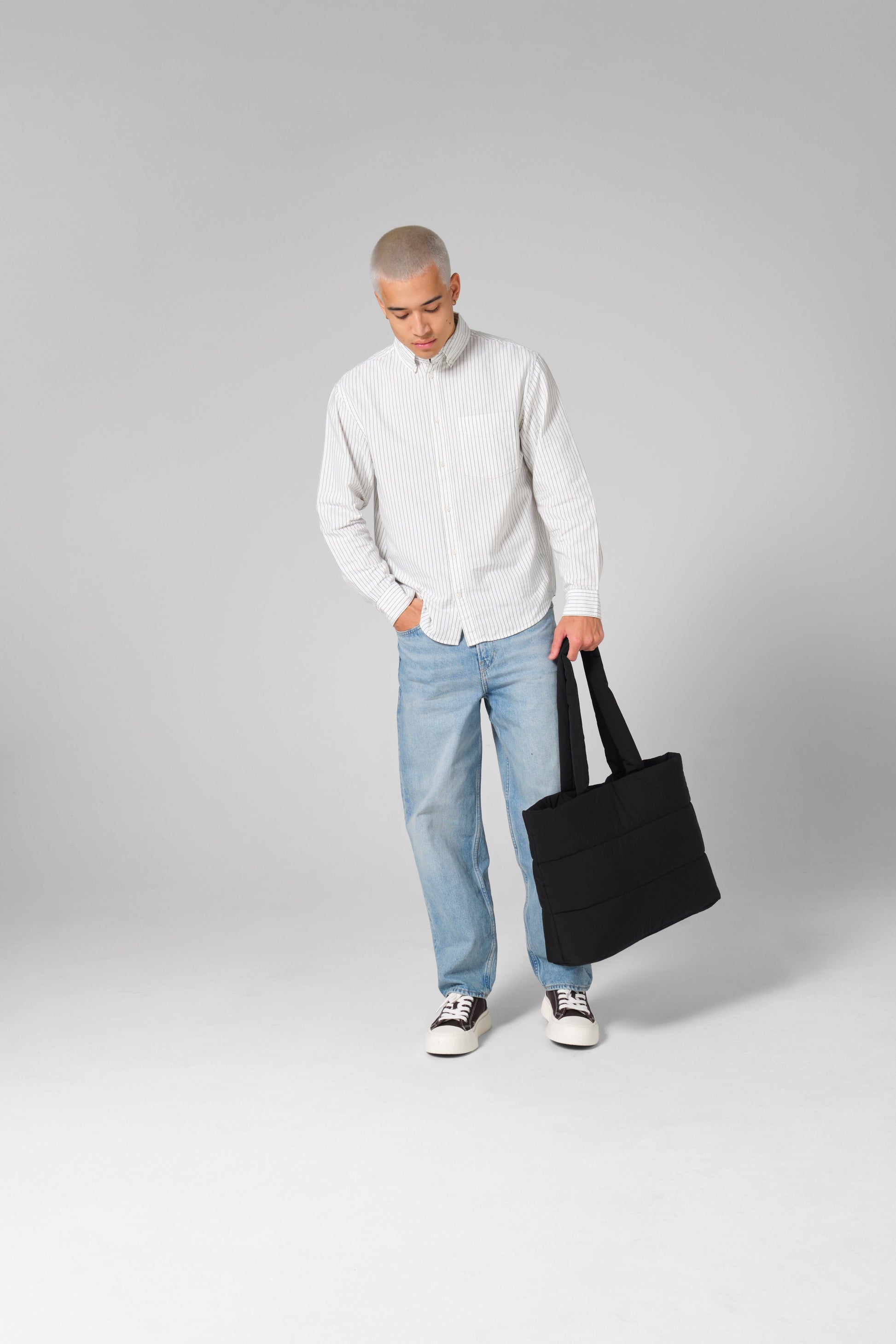 Quilted tote bag