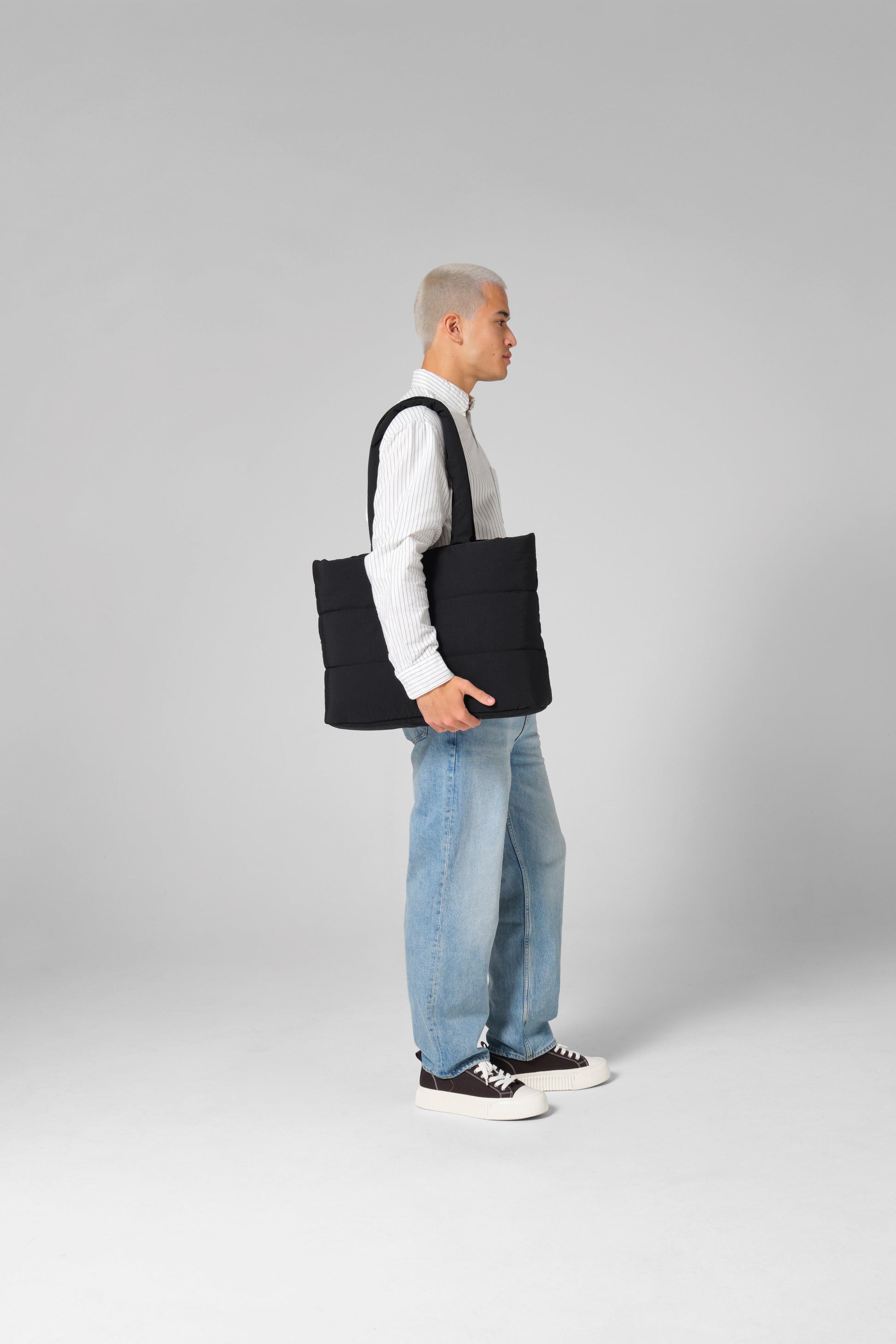 Quilted tote bag