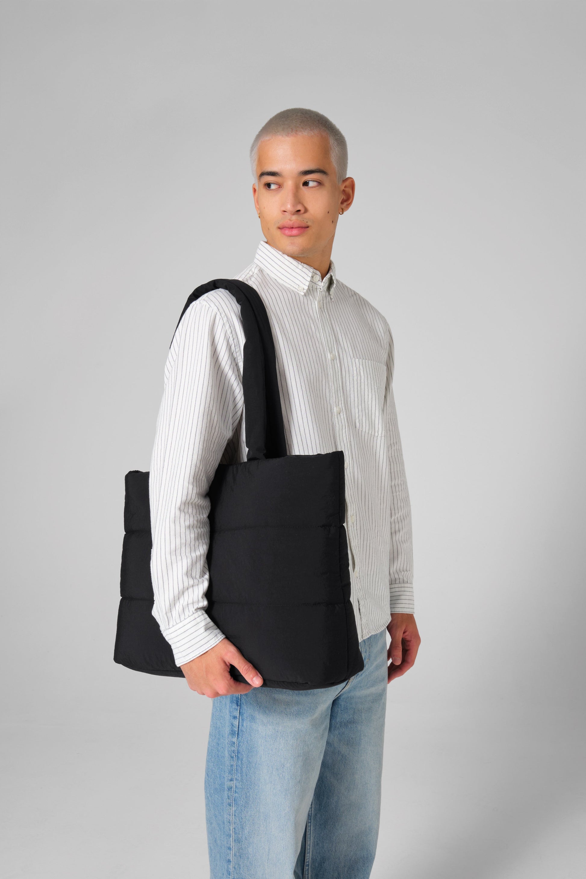 Quilted tote bag